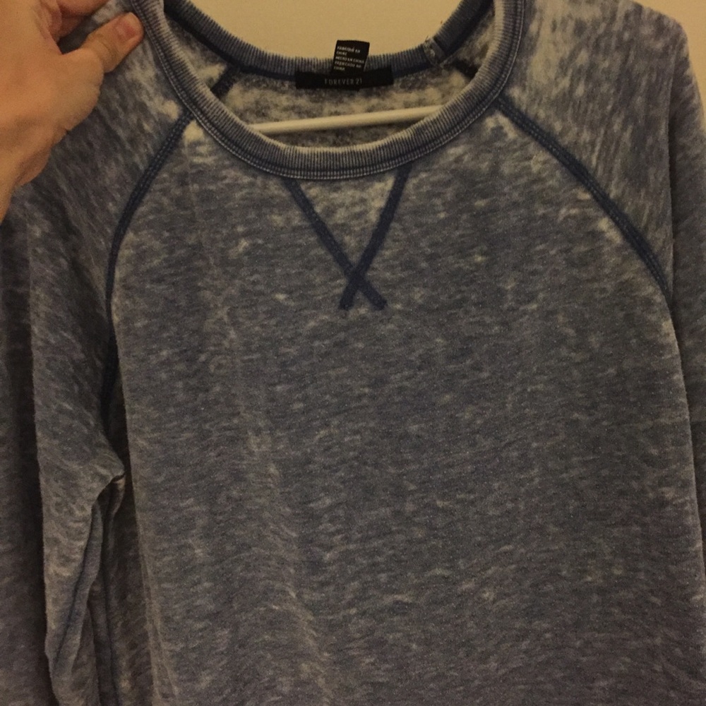 Blue Sweater Top
